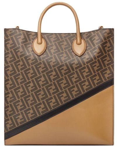 Fendi Handbags. - Brown