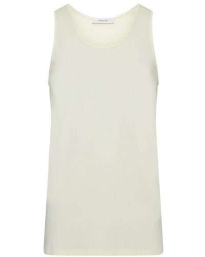 Lemaire Ribbed Tank Top - Natural
