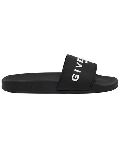 Givenchy Sandales plates slide - Noir