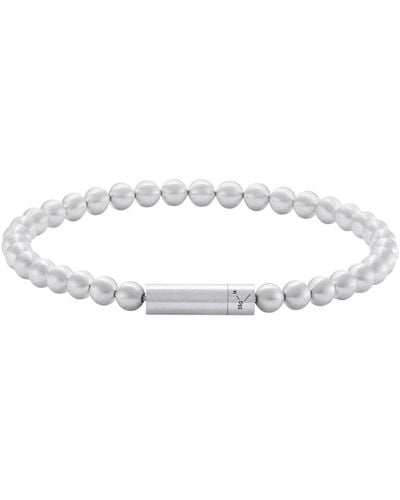 Le Gramme 25G Beads Bracelet - Metallic