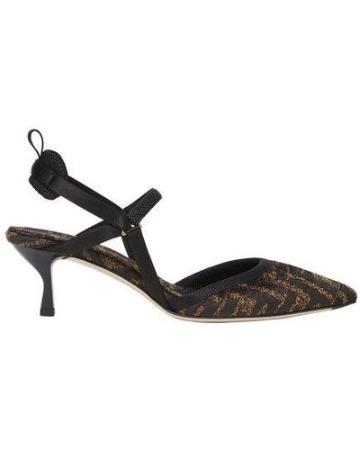 Fendi low best sale heels