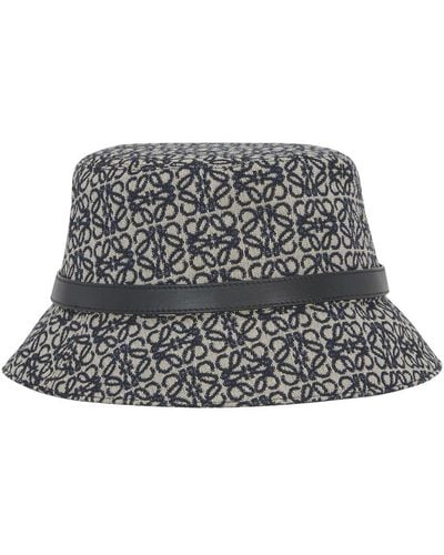 Loewe Anagram Bucket Hat - Grey