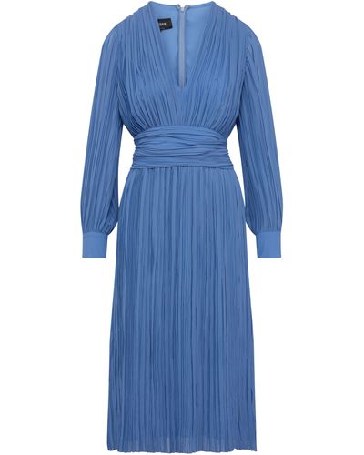 Rochas Maxi robe plissée - Bleu