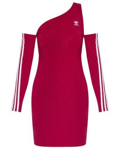 adidas Originals Kleid mit Logo - Rot