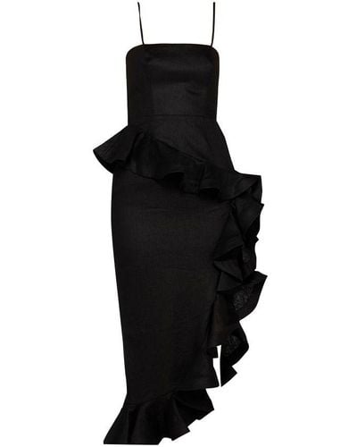 Zimmermann Harmony Tango Dress - Black