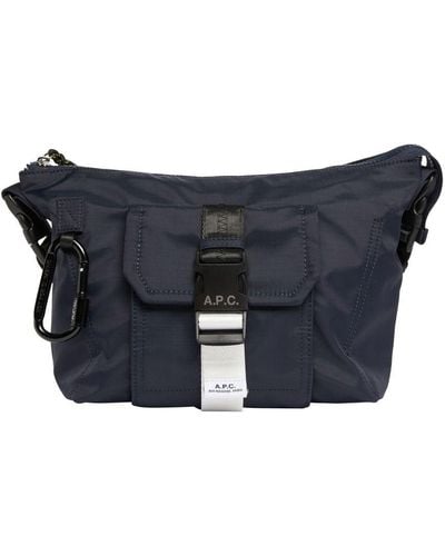 A.P.C. Treck Messenger Bag - Blue