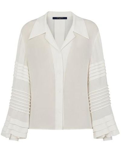Louis Vuitton Button-up Blouse With Intricate Sleeves - Multicolor