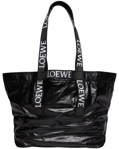 Loewe Fold Shopper - Black