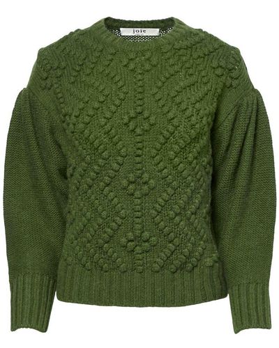 Joie Aleena Crew Neck Sweater - Green