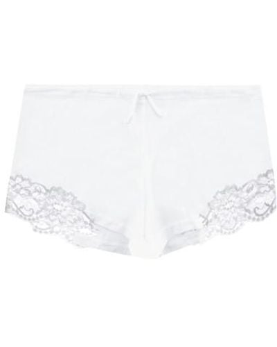 La Perla Cotton Sleep Shorts - White