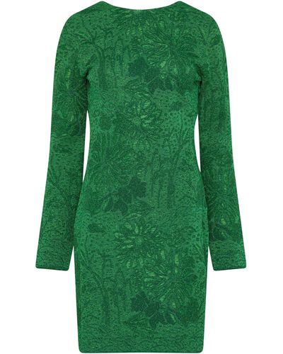 Givenchy Robe courte à dos nu - Vert