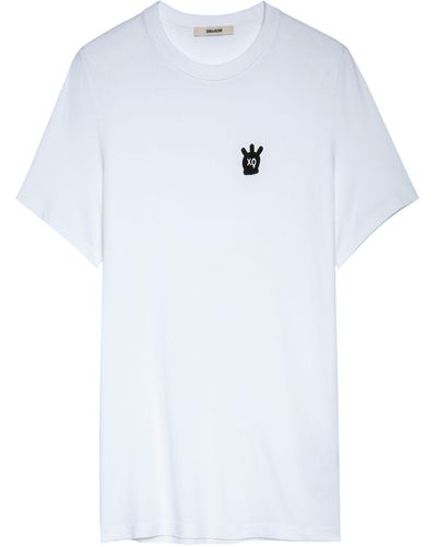 Zadig & Voltaire T-shirt Tommy Skull - Blanc