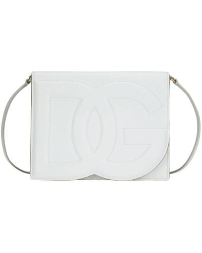 Dolce & Gabbana Dg Logo Bag Crossbody Bag - White