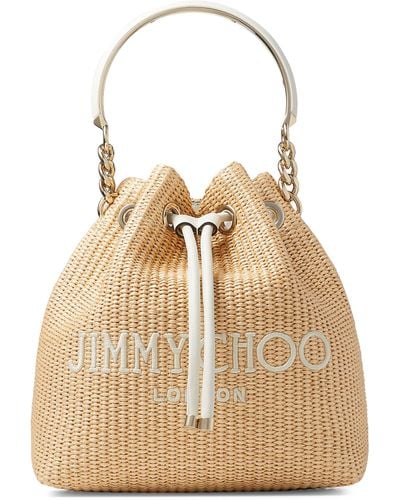 Jimmy Choo Bucket Bag Bon Bon - Natur