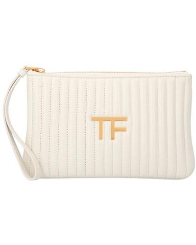 Tom Ford Pouch Tf - White
