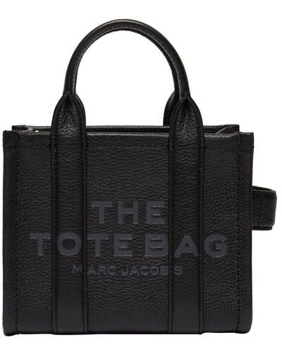 Marc Jacobs The Leather Crossbody Tote Bag - Black