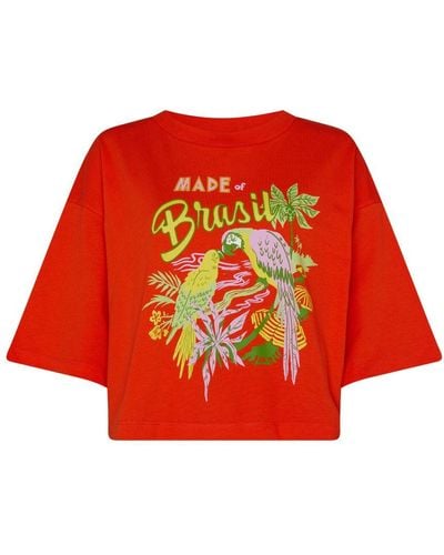 FARM Rio Brasil Organic Cotton T-shirt - Red