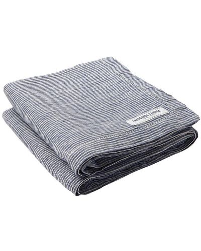 Frescobol Carioca Beach Towel Thin Stripe - Grey