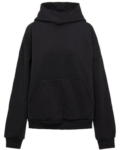 Balenciaga Care Label Hoodie Medium Fit - Black