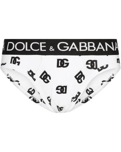 Dolce & Gabbana Mid-Rise Jersey Briefs - Black