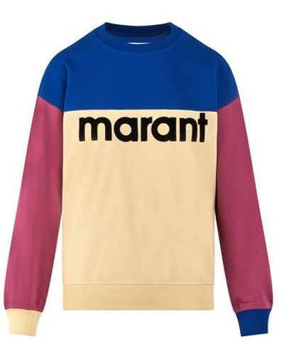 Isabel Marant Aftonia Round Neck Sweatshirt - Blue