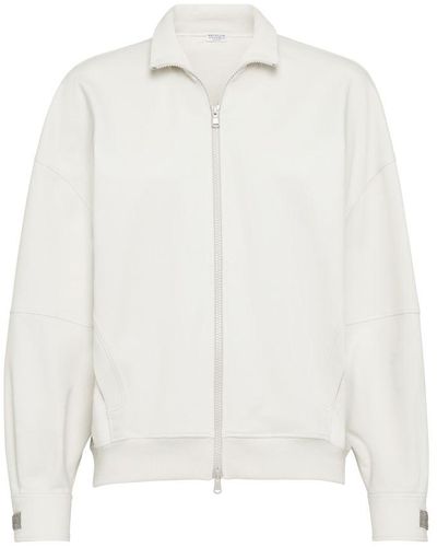 Brunello Cucinelli Fleece Sweatshirt - White