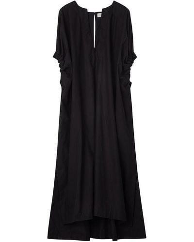 House of Dagmar Rouched Dress - Black