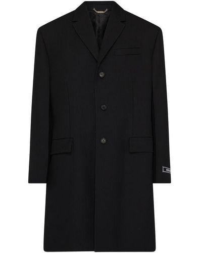 Versace Caban Coat - Black
