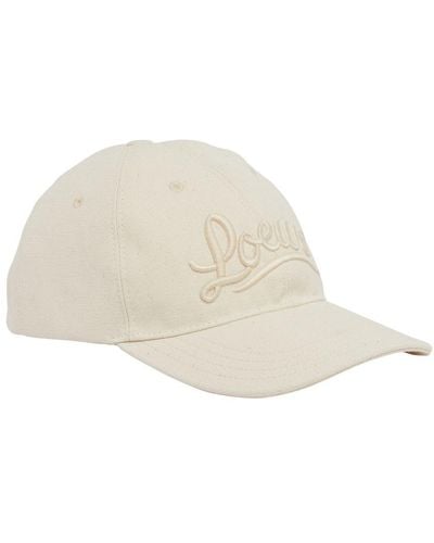 Loewe Cap With Embroidered Logo - White