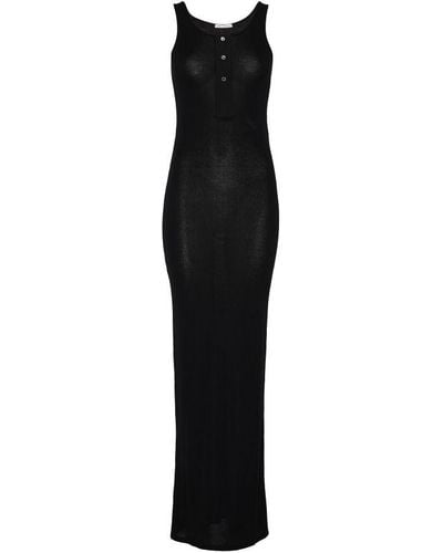 Ami Paris Long Tanktop Dress - Black
