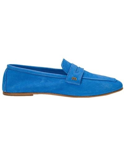 Momoní Moresca Leather Loafers - Blue