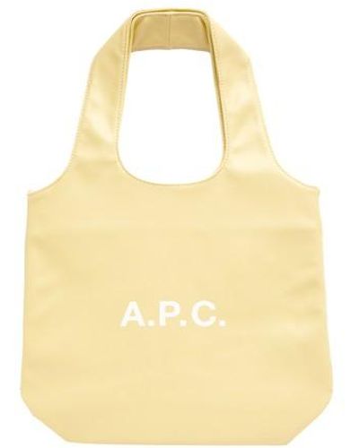 A.P.C. Tote Bag Ninon Small - Gelb