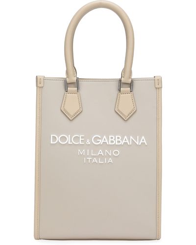 Dolce & Gabbana Kleine Nylontasche - Natur