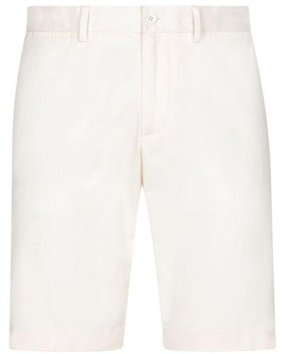 Dolce & Gabbana Stretch Cotton Shorts - White