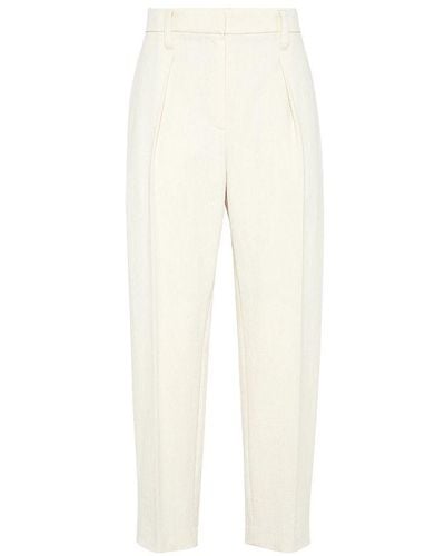 Brunello Cucinelli Slouchy Trousers - White