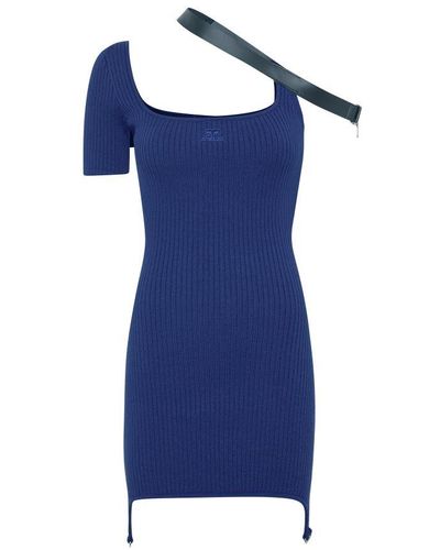 Courreges Mini Dress - Blue
