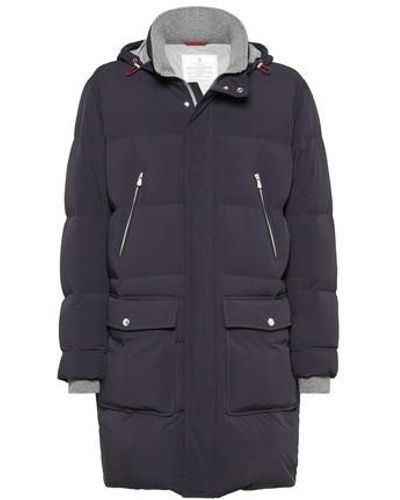 Brunello Cucinelli Down Coat - Blue