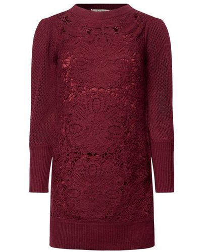 Joie Aldina Sweater Dress - Red