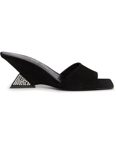 The Attico Mules Cheope 60 mm - Noir