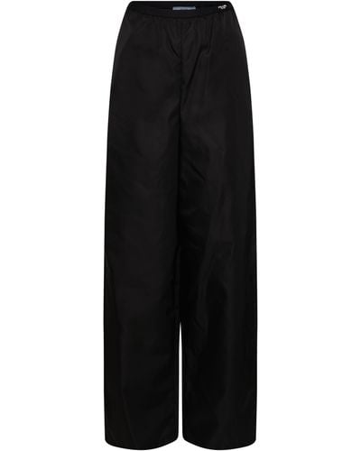 Prada Pantalon en Re-Nylon - Noir
