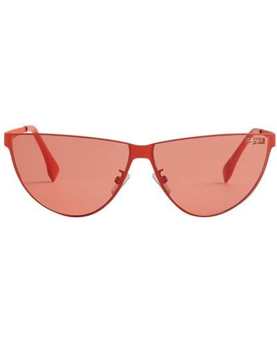 Fendi Cut Out Glasses - Pink