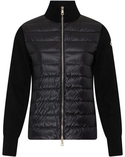 Moncler Bi-Material Jacket - Black