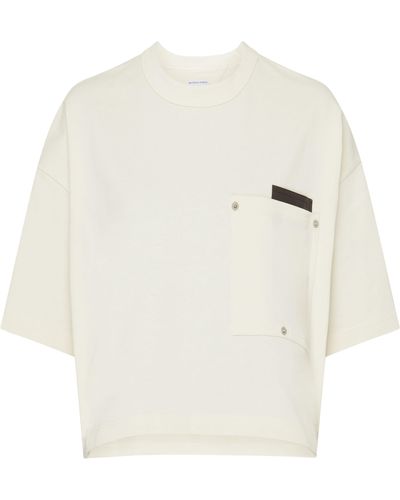 Bottega Veneta Oversize-T-Shirt - Weiß