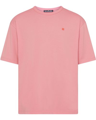 Acne Studios Kurzarm-T-Shirt - Pink