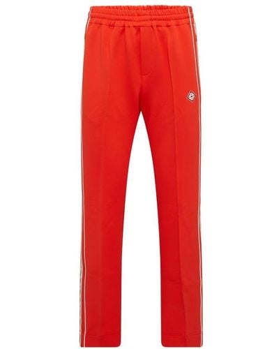 Casablancabrand Laurel Pintuck Sweat Pants - Red