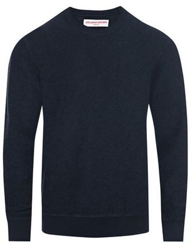 Orlebar Brown Pierce Longer Loop Sweatshirt - Blue