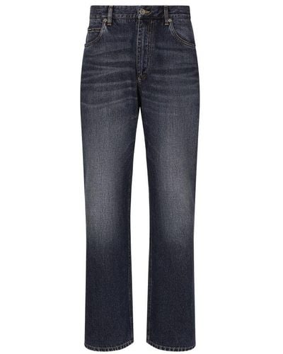 Dolce & Gabbana Oversize Denim Jeans - Blue
