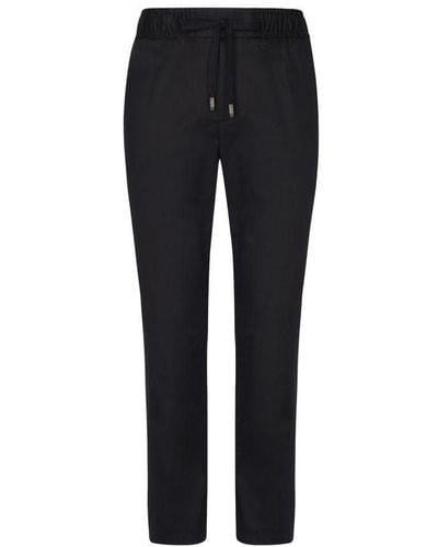 Dolce & Gabbana Stretch Cotton Jogging Trousers With Tag - Black