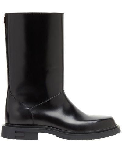 Fendi Frame Boots - Black