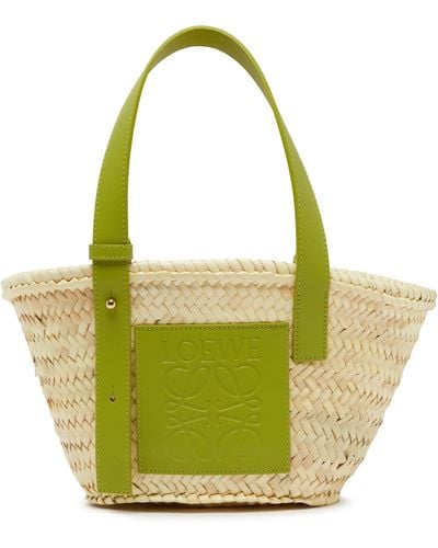 Loewe Kleine Tasche Basket - Grün